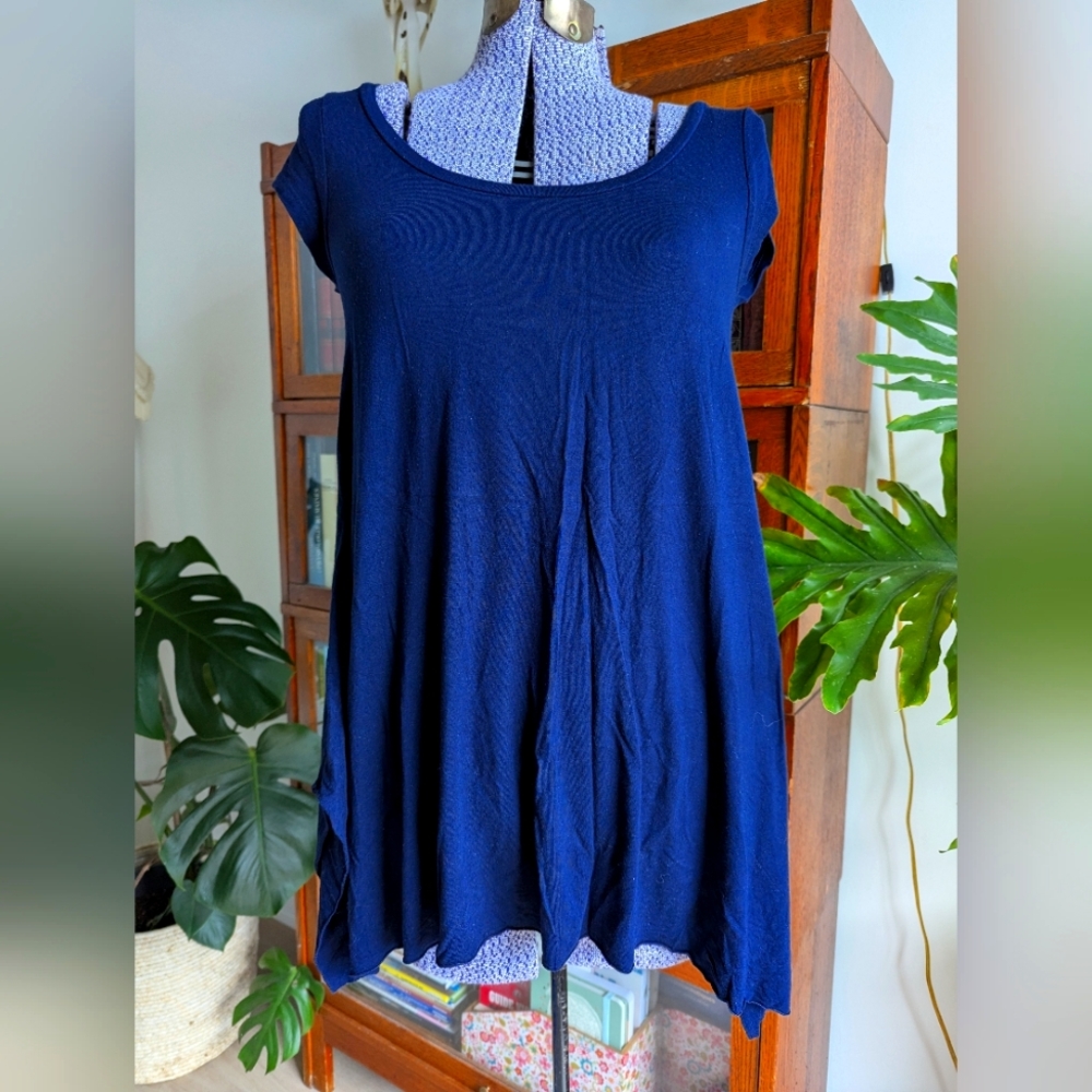 Navy Blue Women's Top